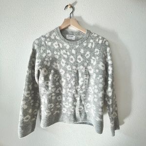 Old Navy Cozy Leopard Print Sweater NWT